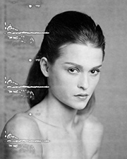 Cassandra Mertens (19) 20x25 Polaroid expired and model born in August 1994. Shot in August 2013.