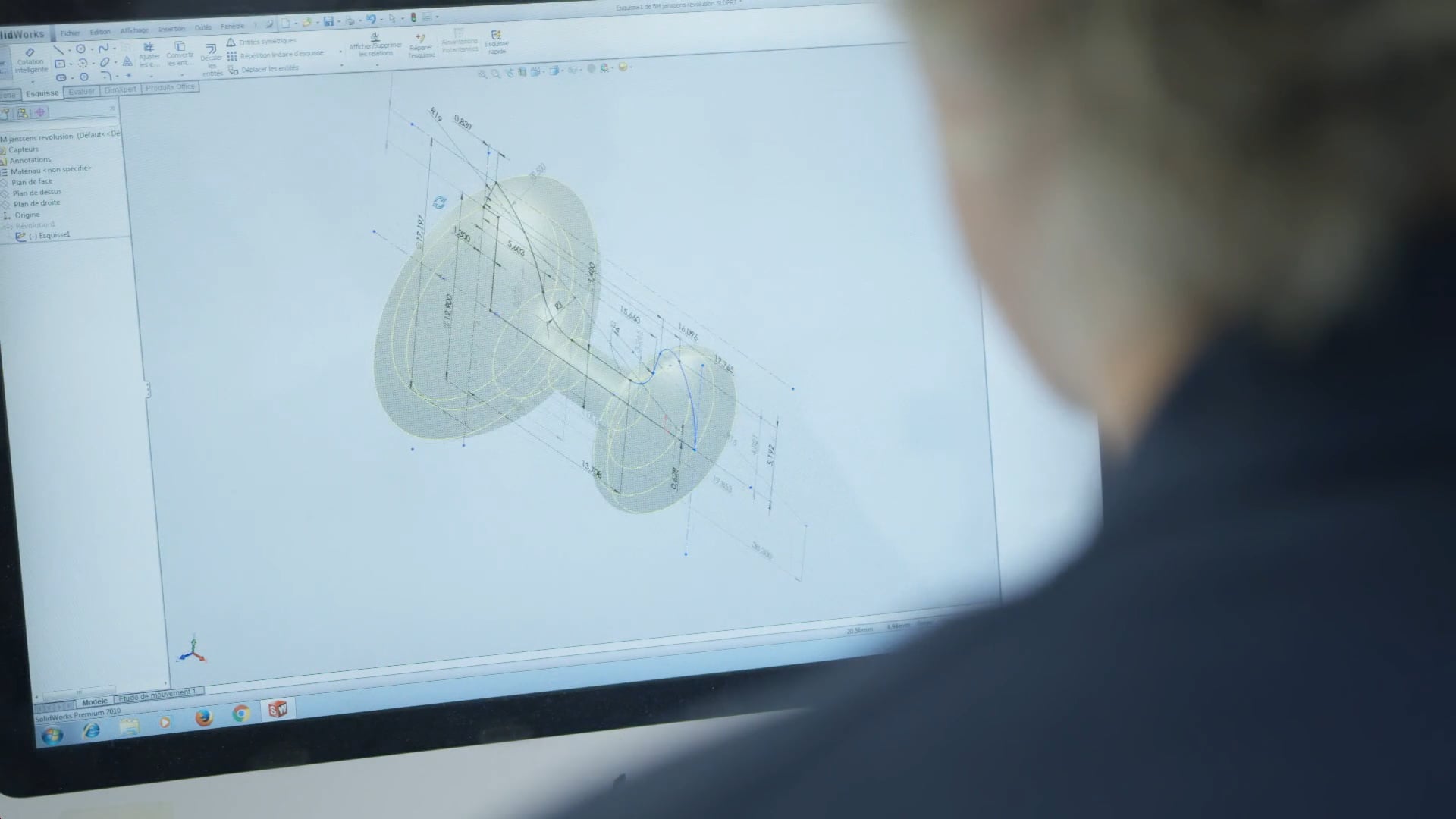 Personalized Iris Cufflinks - Production